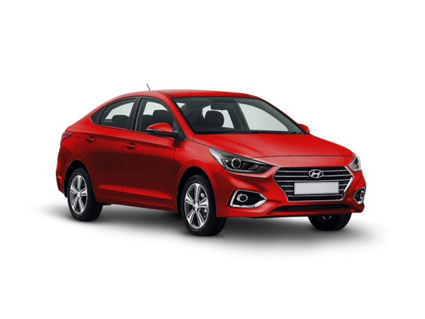 Hyundai Solaris Fiery Red