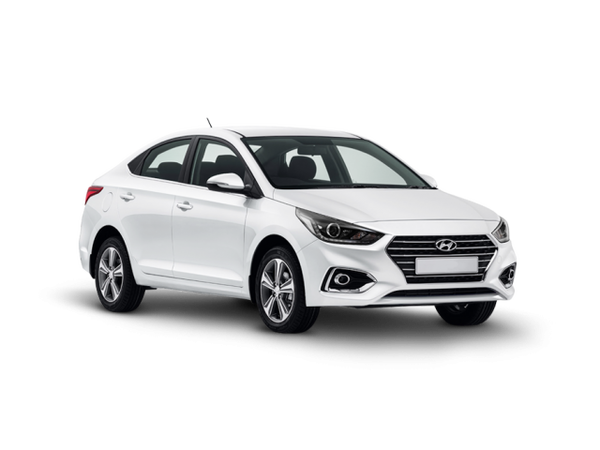Hyundai Solaris Crystal White