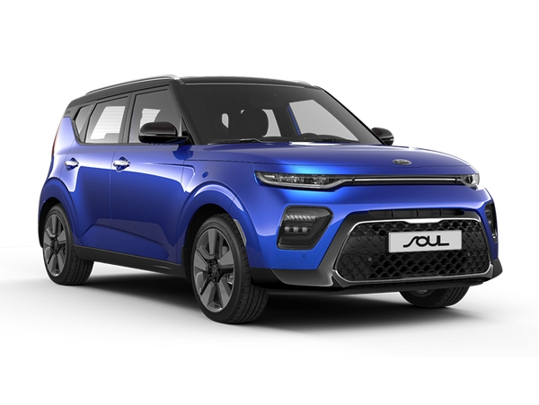 KIA Soul Новый Neptune Blue / Cherry Black