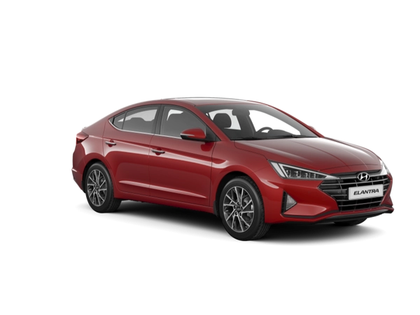 Hyundai Elantra Красный (Fiery Red)