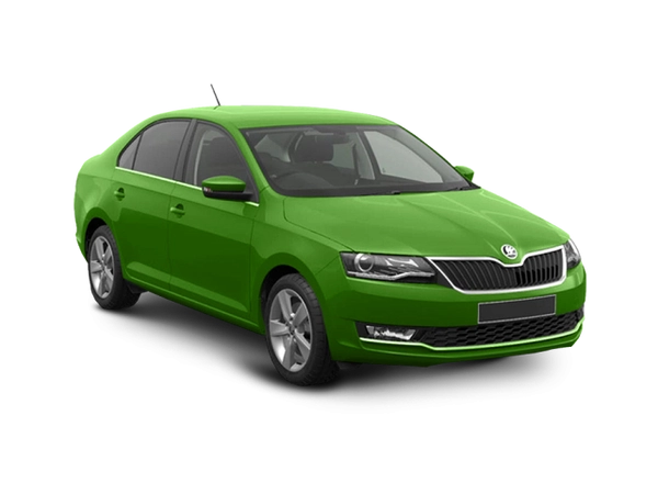Skoda Rapid Зеленый Rallye металлик